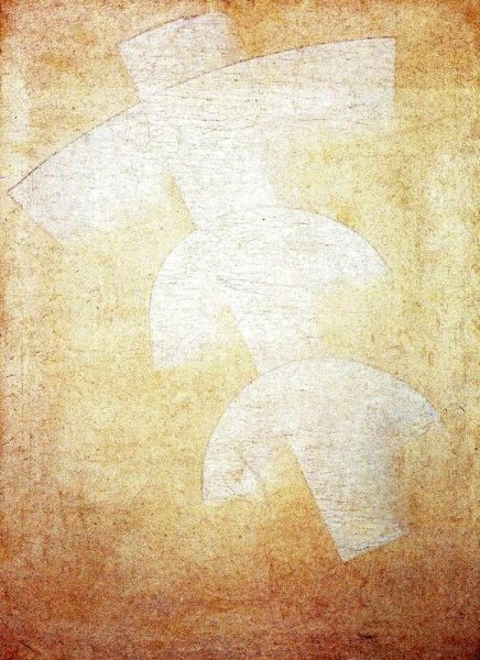 Suprematist Painting 2 by Kasimir Malevich - Hand-Painted Oil Painting Reproduction