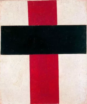Suprematist Painting 4 by Kasimir Malevich - Oil Painting Reproduction