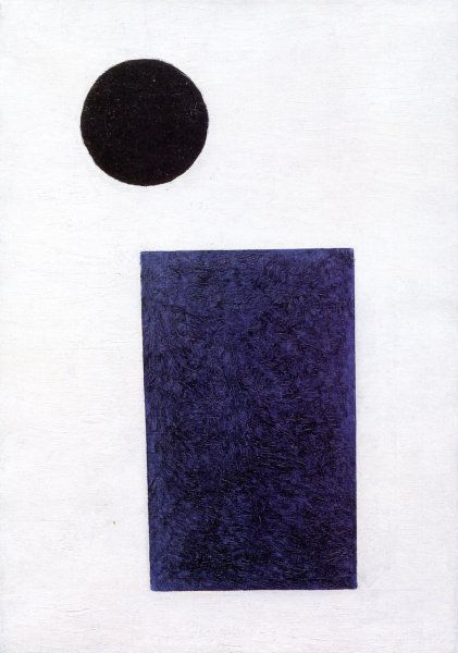 Main Product Photo of Suprematist Painting, Rectangule and Circle Painting by Kasimir Malevich