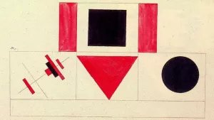 Suprematist Variations and Proportions of Colored by Kasimir Malevich - Oil Painting Reproduction