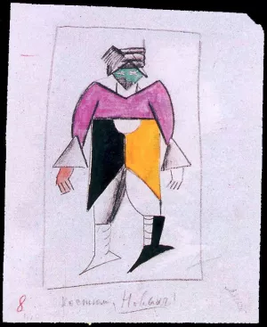 The New One by Kasimir Malevich Oil Painting