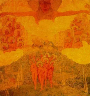 The Triumph of Heaven Oil painting by Kasimir Malevich