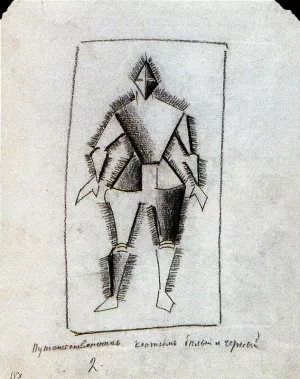 Traveler by Kasimir Malevich - Oil Painting Reproduction
