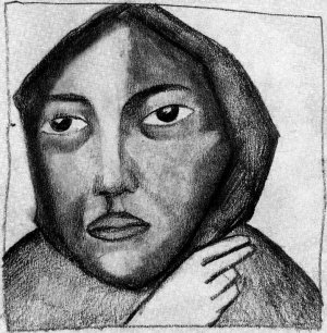 Woman in Prayer by Kasimir Malevich Oil Painting
