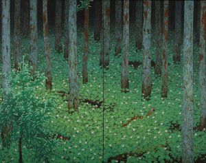 Mori by Katayama Bokuyo Oil Painting
