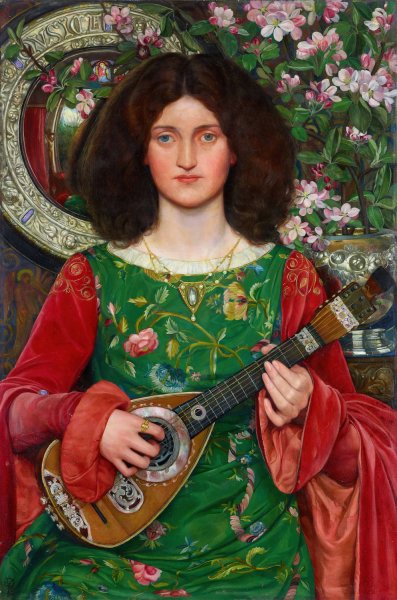 Musica  by Kate Elizabeth Bunce - Hand-Painted Oil Painting Reproduction