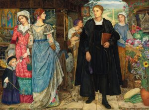 The Chance Meeting by Kate Elizabeth Bunce Oil Painting