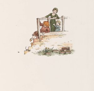 The Pied Piper of Hamelin 14 by Kate Greenaway Oil Painting