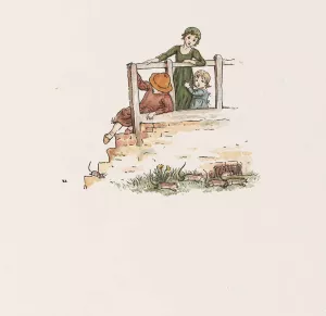 The Pied Piper of Hamelin 14 by Kate Greenaway Oil Painting