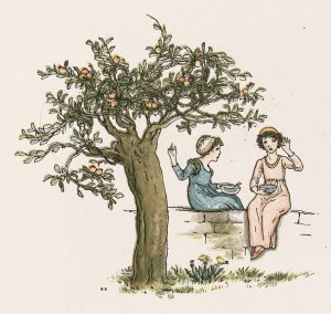The Pied Piper of Hamelin 21 by Kate Greenaway Oil Painting