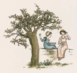 The Pied Piper of Hamelin 21 by Kate Greenaway Oil Painting