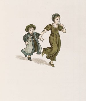The Pied Piper of Hamelin 25 by Kate Greenaway Oil Painting