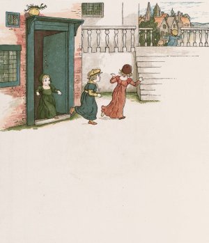 The Pied Piper of Hamelin 26 by Kate Greenaway Oil Painting