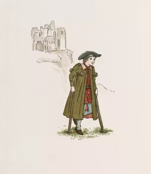 The Pied Piper of Hamelin 37 by Kate Greenaway Oil Painting