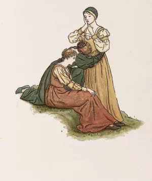 The Pied Piper of Hamelin 38 by Kate Greenaway Oil Painting