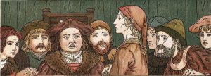 The Pied Piper of Hamelin 4 by Kate Greenaway Oil Painting