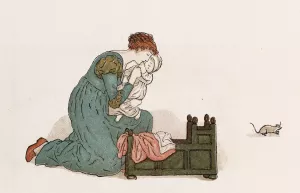 The Pied Piper of Hamelin 5 by Kate Greenaway Oil Painting