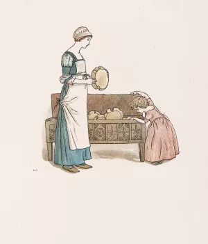 The Pied Piper of Hamelin 6 by Kate Greenaway Oil Painting