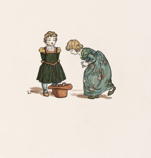 The Pied Piper of Hamelin 8 by Kate Greenaway Oil Painting