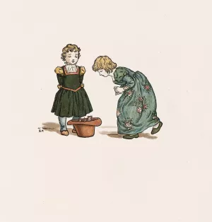 The Pied Piper of Hamelin 8 by Kate Greenaway Oil Painting