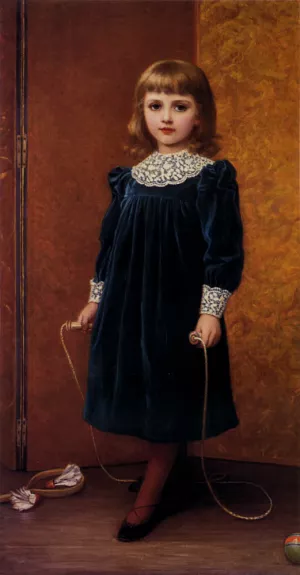 A Portrait Of Dora Oil painting by Kate Perugini