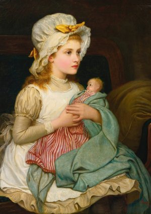 What Will Tomorrow Be by Kate Perugini Oil Painting