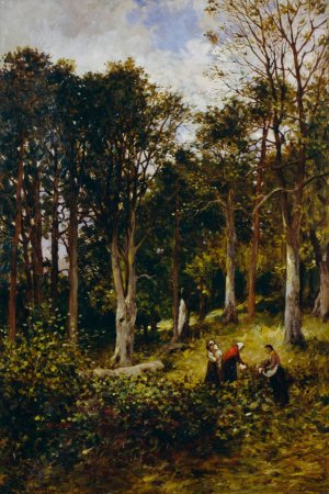 Landscape by Kate S. Brodie Oil Painting