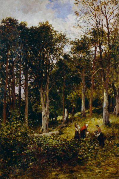 Landscape  by Kate S. Brodie - Hand-Painted Oil Painting Reproduction