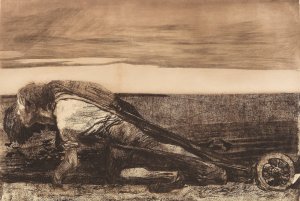 Die Pfluger by Kathe Kollwitz Oil Painting