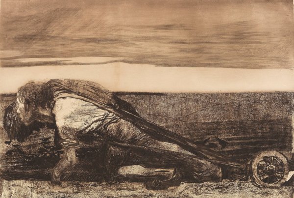 Main Product Photo of Die Pfluger  Painting by Kathe Kollwitz