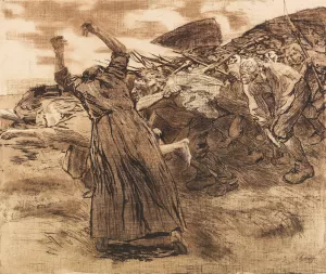 Losbruch by Kathe Kollwitz Oil Painting