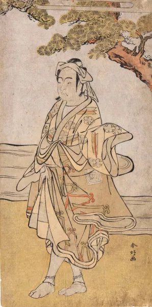 The Actor Ichikawa Yaozo Oil painting by Katsukawa Shuncho