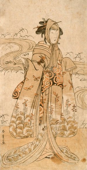 Actor Nakamura Kumetaro I by Katsukawa Shunsho Oil Painting