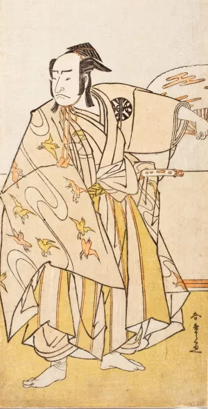 Actor Nakamura Nakazo I by Katsukawa Shunsho Oil Painting