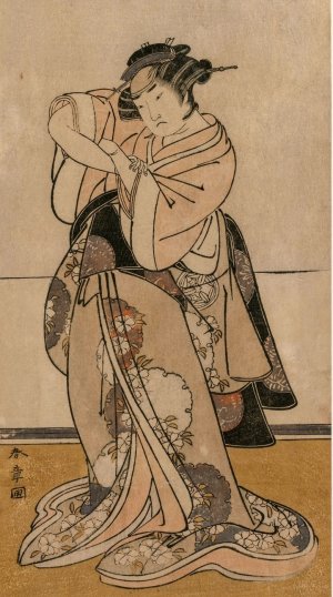 Actor Yamashita Yaozo by Katsukawa Shunsho Oil Painting