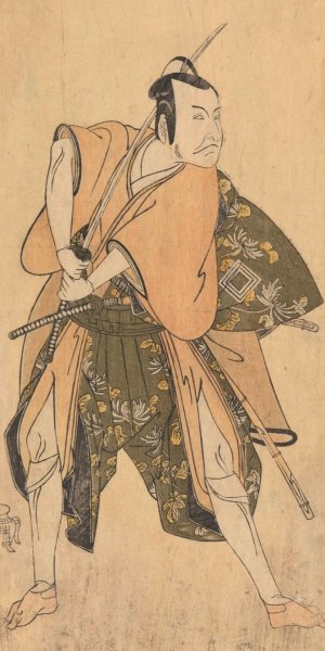 An Actor of the Ichikawa Family by Katsukawa Shunsho Oil Painting