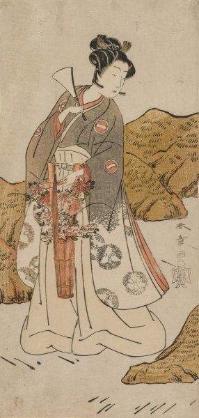 Ichikawa Monnosuke II as a Temple Page by Katsukawa Shunsho Oil Painting