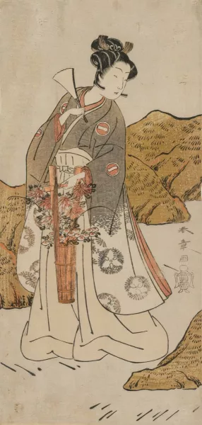 Ichikawa Monnosuke II as a Temple Page by Katsukawa Shunsho Oil Painting