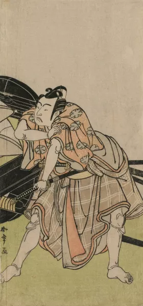 Ichikawa Yaozo II as Sakuramaru by Katsukawa Shunsho Oil Painting
