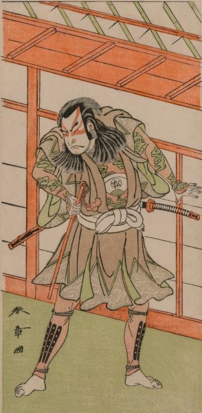 The Actor Onoe Matsusuke by Katsukawa Shunsho Oil Painting