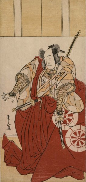 Onoe Matsusuke as Usui Sadamitsu by Katsukawa Shunzan Oil Painting