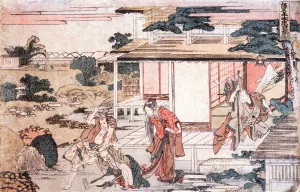 Act VII by Katsushika Hokusai Oil Painting