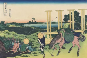Bushu senju Oil painting by Katsushika Hokusai