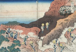 Shonin tozan by Katsushika Hokusai Oil Painting