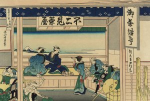 Tokaido Yoshida by Katsushika Hokusai Oil Painting