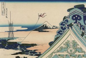 Toto asakusa honganji by Katsushika Hokusai Oil Painting
