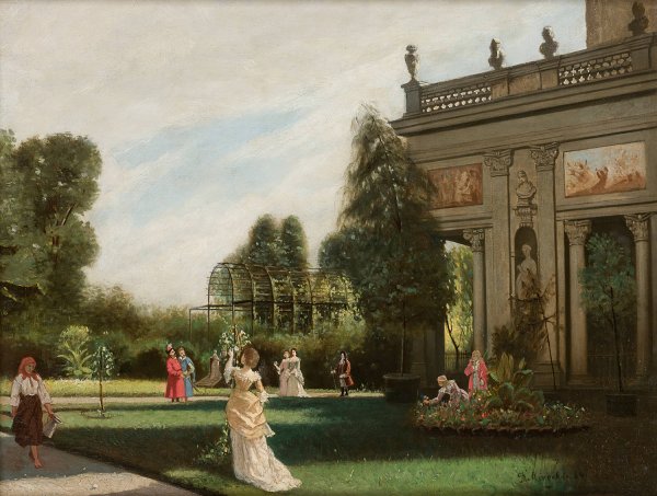 Main Product Photo of Wilanow  Painting by Kazimierz Mirecki