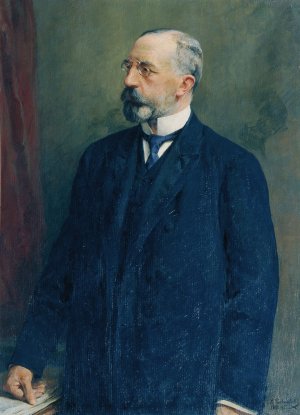 Minister Karl Graf Sturgkh by Kazimierz Pochwalski Oil Painting