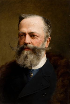 Portrait of Wlodzimierz Wolodkowicz by Kazimierz Pochwalski Oil Painting