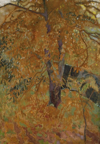 Autumn  by Kazimierz Sichulski - Hand-Painted Oil Painting Reproduction
